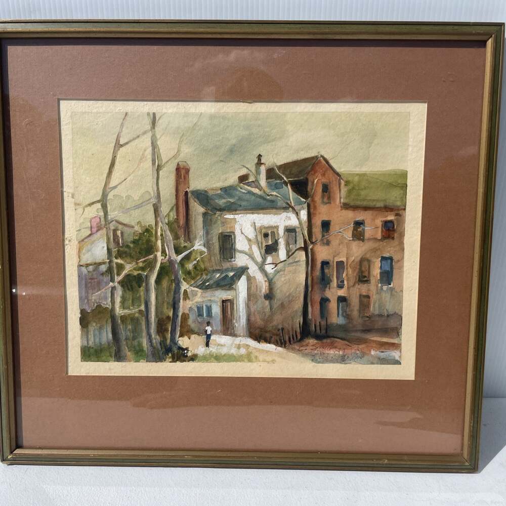 C Smith Signed 14x11 Watercolor Painting